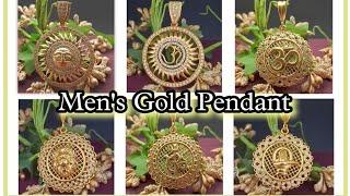 Men's Gold Big Chain Pendant || Unique Design Gold God Pendants