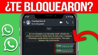 Cómo Saber si me BLOQUEARON en WHATSAPP (2024) Fácil y Sencillo