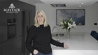 White Calacatta Quartz Testimonial by Mayfair Worktops