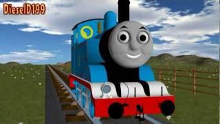 3D Thomas the Tank Engine Test Run 1