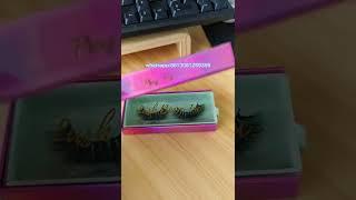20mm length 1.9usd real mink eyelashes diy packing box color customized manufacturer