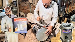 Building a Stainless Steel Smokeless & Heatproof Stove with 12V AC/DC Fan | DIY Masterpiece!