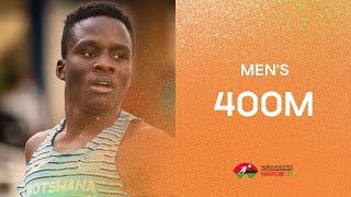 Men's 400m Final | World Athletics U20 Championships