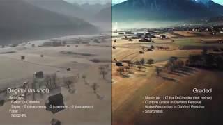 A Beautiful Misty Valley - Color Grading Comparison