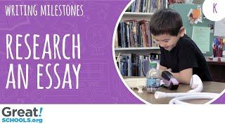 Can your kindergartner research and discuss a topic?- Milestones from GreatSchools