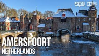 Medieval City of Amersfoort In Winter ️ -  Netherlands [4K HDR] Walking Tour