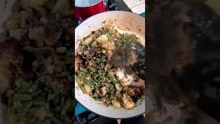 Bora / long Beans With Smoke Fish And Shrimps