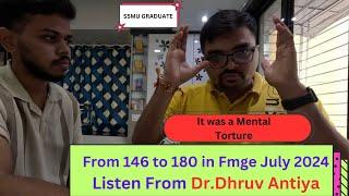 How Dhruv Scored 180 in Fmge July 2024| Success Story| Smolensk State Medical University