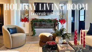 Christmas Decorate with me 2024 | LIVING ROOM decor