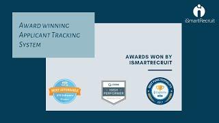 Award winning applicant tracking System| Award Winner | iSmarRecruit