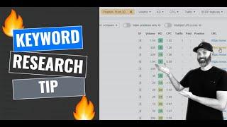 Powerful Keyword Research Tip