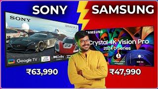 Sony Bravia 2 vs Samsung Crystal Vision Pro: Which is the Best 55 Inch TV in the Budget?  #Sony