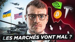 Bourse & Bitcoin en baisse : La faute de Trump ? | Point sur les marchés