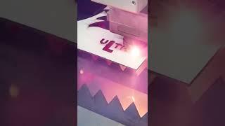 ACP sheet cutting by 2 Kwt fibre laser cutting machine #cnc#lasercutting #machine