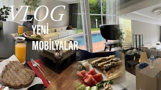 MOBİLYALAR DEĞİŞİYOR    Mini EV TURU   Bebek odasının yapımı başladı  VLOG