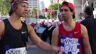 Chad and JT at the Women's March