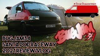 VW T4 - BugJam34 VW Show VLOG - Santa Pod Raceway!! 