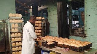 How to  make Bread  white bread # Industrial baking.   road to #1000subscriber. PART 1