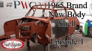 Building a brand new 1965 Mk1 Classic Mini Bodyshell From New Old Stock BMC original panels  Ep.1/2