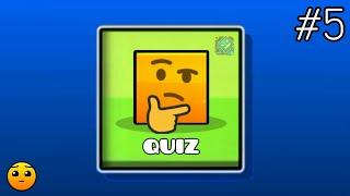 GEOMETRY DASH QUIZ #5 | Partition : What is your Score? (Hard) # Feat : SubZero / Quiz is Back!