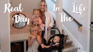 HARD DAY IN THE LIFE OF A MOM | two toddlers & a baby |  3 kids 4 & under | Autumn Auman