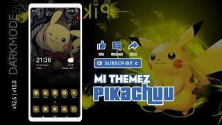 New Theme - Pikachu Darkmode Only // Miui Theme