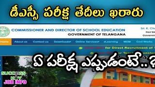 TS DSC Notification 2023 | TS TRT Latest News Today | TS DSC Latest Update