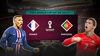 FRANCE vs PORTUGAL | FIFA WORLD CUP 2022 QATAR | PC GAMEPLAY | RONALDO, MBAPPE ALL STARS