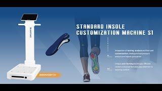 S1 Foot Pressure Analysis Sensors Customized Personal Orthotic Insole Making Machine 3d Scanner