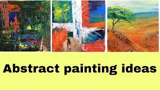 Abstract painting ideas || Abstract Art || Ideas for beginners || ARTOHOLIC