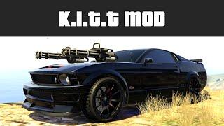 KNIGHT RIDER K.I.T.T (Car Miniguns & Drive on Water!) | GTA 5 PC Mods