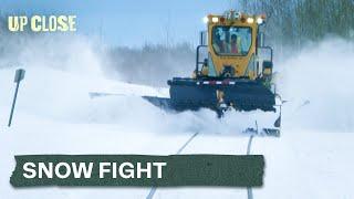 A Fight Against the Snow as a Major Storm Approaches | Extreme Ice Railroad | Up Close