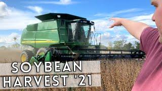 Setting Up & Starting Soybean Harvest 2021 | Schrader Farms