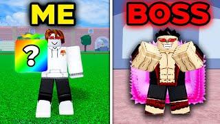 I Only Kill BOSSES But My Fruit CHANGES In Blox Fruits