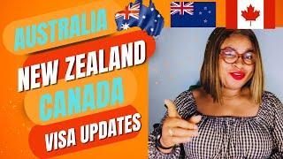 How to get Australia work visa , New Zealand work visa , Canada work visa