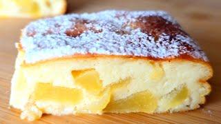 YOGURT CAKE, IN 2 MINUTES, WITH 3 YOGURS, WITH 2 APPLES AND EGGS|  