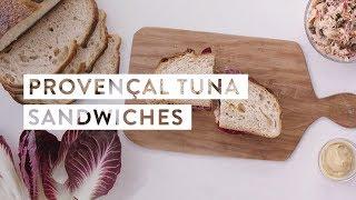 Provençal Tuna Sandwiches with Radicchio Recipe | goop