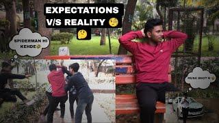 EXPECTATION V/S REALITY  | new video  #comedy #theblooperboys #support