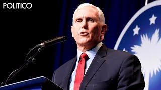 Mike Pence reemerges at evangelical conservative gala