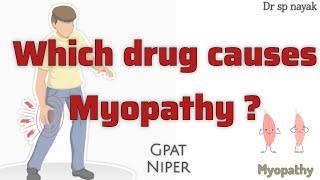 Drug induced myopathy #corticosteroids #statins #finofibrate #gpat #niper