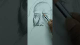 Portrait of Kabiguru Rabindranath Tagore #portrait #short #HR Art, Craft & Decorations