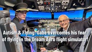 Autism & Flying: Gabe overcomes his fear of flying in the flight simulator!