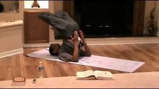 Padma Sarvangasana (shoulder stand lotus pose)