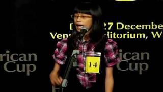 Erican Cup 2009-Public Speaking-Yap Poh Yee  (Erican Serdang)