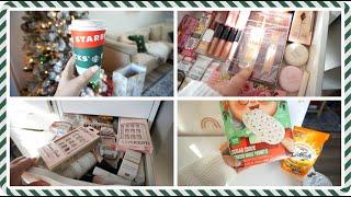 VLOGCEMBER #10:  Makeup Organizing & Holiday Snacks!