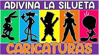 Adivna las "100 CARICATURAS POR LA SILUETA" | ¿Cuántos DIBUJOS ANIMADOS Reconoces? Test/Trivial/Quiz