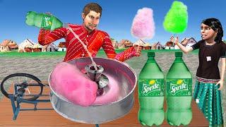 Sprite Cotton Candy Street Style Cotton Candy Hindi Kahaniya Hindi Moral Stories Funny Comedy Video