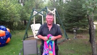 Senator Don Plett accepts ALS Ice Bucket Challenge