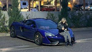 She sitting on a McLaren #car #mclarn #prank #supercar