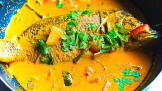 Nyonya Fish in Coconut Curry | Whole Sea bass